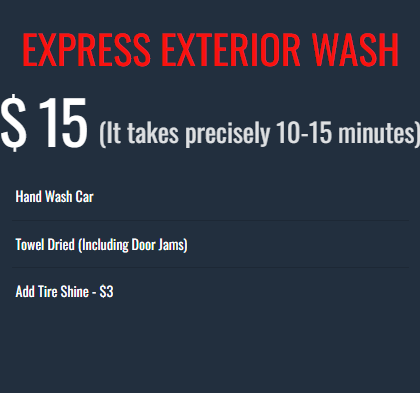 Express Exterior Wash